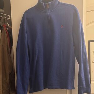 Polo Ralph Lauren Royal Blue Zip-Up Sweater